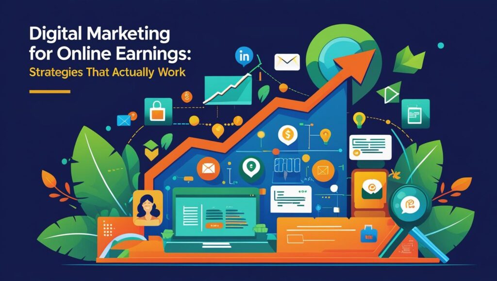 "Proven Digital Marketing Strategies for Online Earning in 2024 – SEO, Content, Social Media & More"