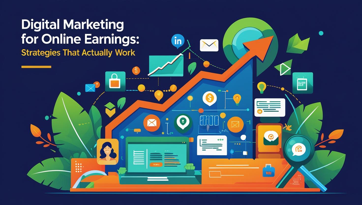 Turn Digital Marketing into Real Income – Discover Online Earning Strategies That Actually Work