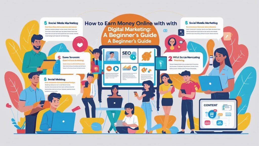 "Beginner’s Guide to Earning Money Online with Digital Marketing – Start Your Online Career Today"
